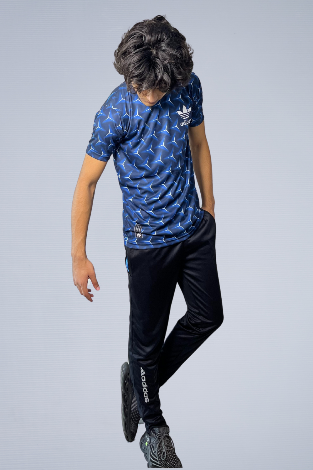 Adidas Men's Cosmic Blue Tracksuit