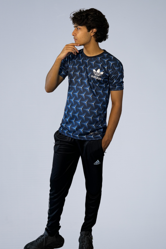 Adidas Men's Cosmic Blue Tracksuit