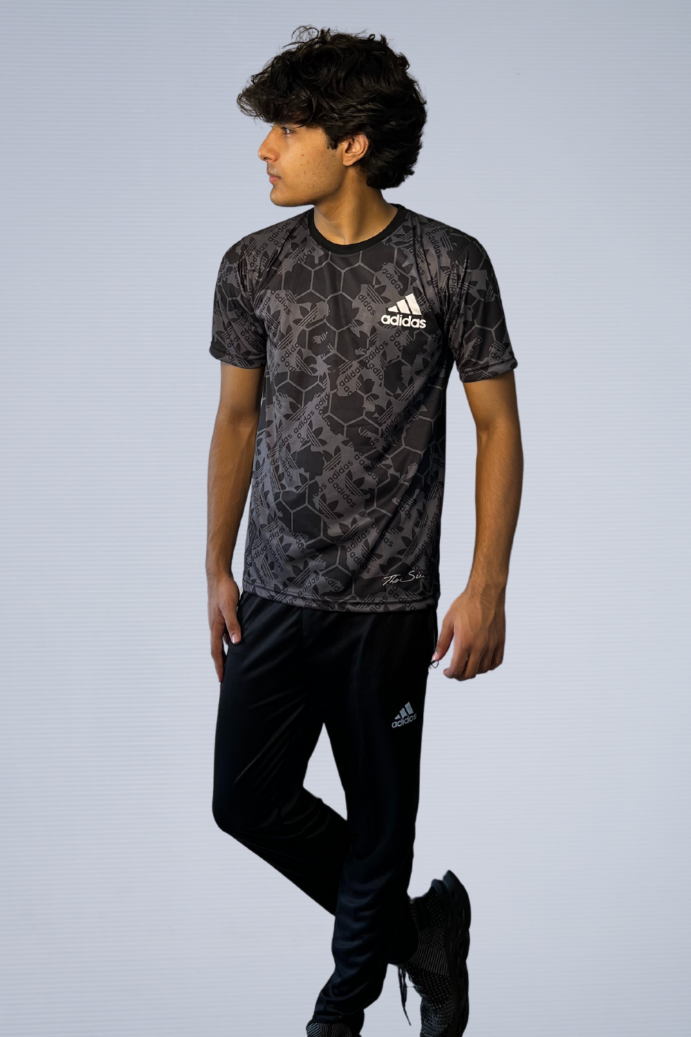 Adidas Men's Graphite Hex Tracksuit