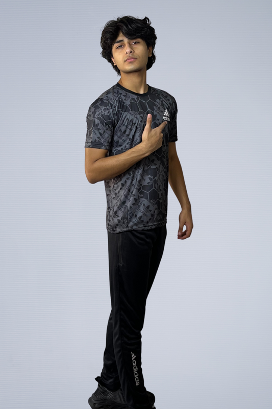 Adidas Men's Graphite Hex Tracksuit