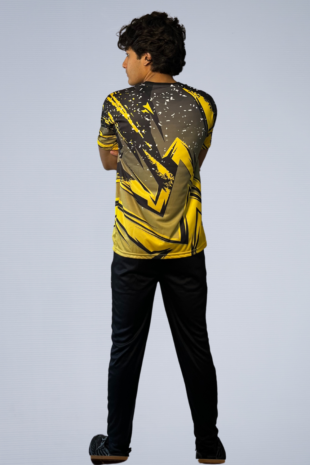 Adidas Men's Yellow Bolt Tracksuit