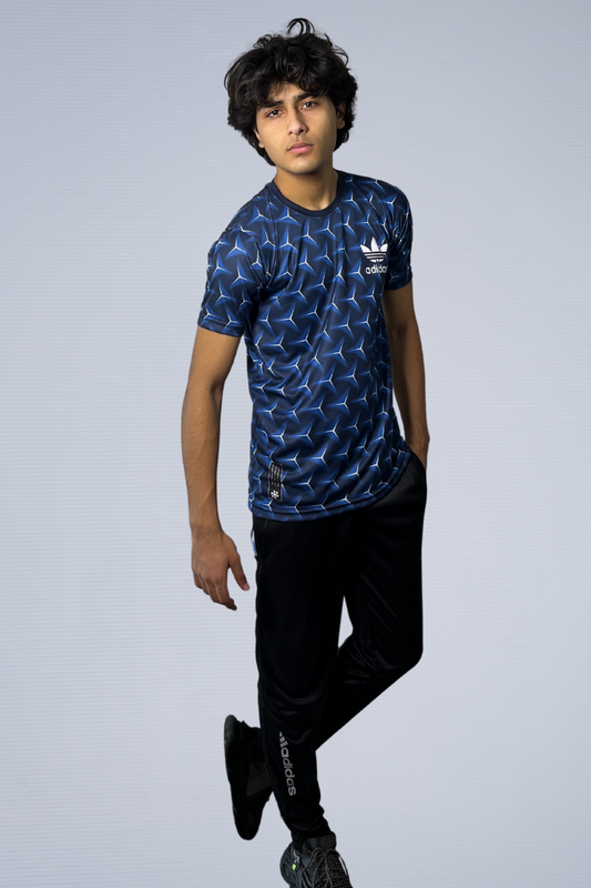 Adidas Men's Cosmic Blue Tracksuit